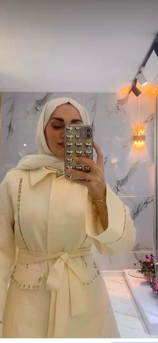 BUTTER SARI RENK TAŞ DETAYLI CEKET PANTOLON TAKIM